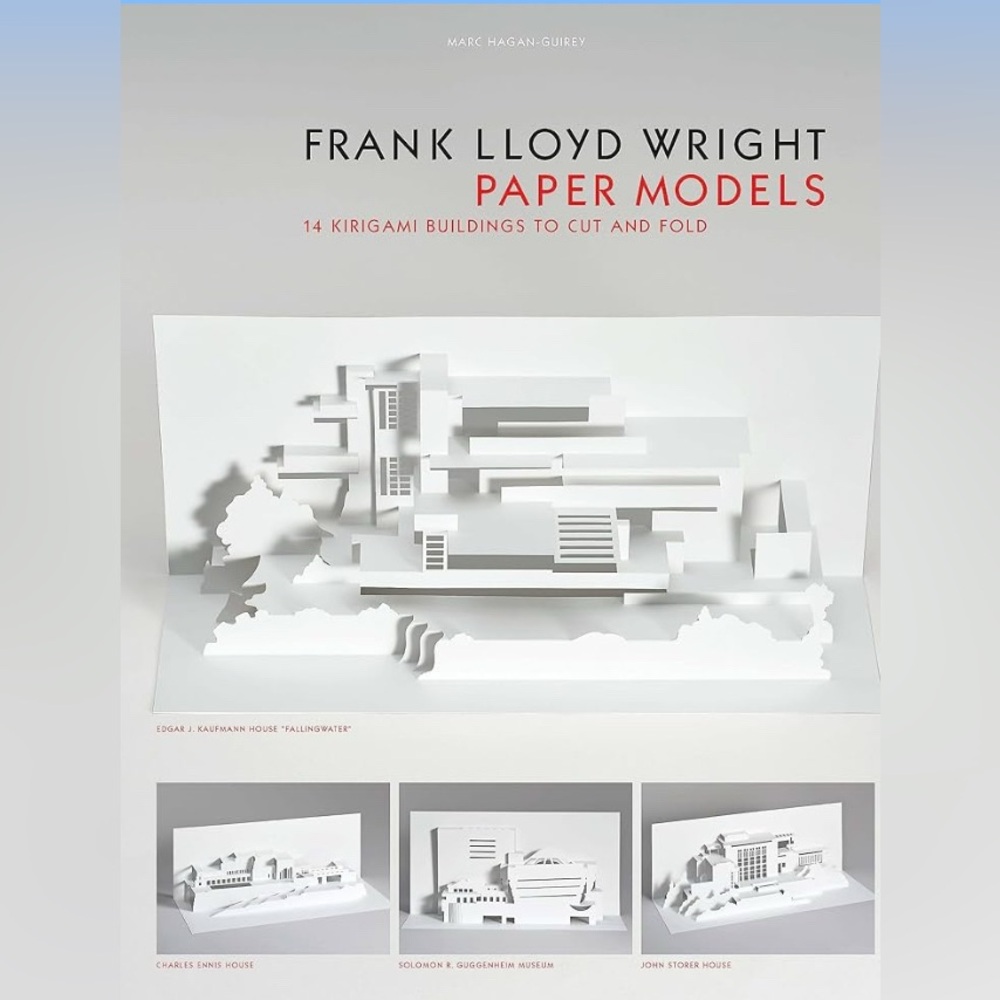 Frank Lloyd Wright Paper Models: 14 Kirigami Buildings to Cut and Fold